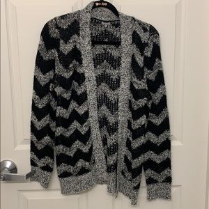 Black & gray Charlotte Russe sweater